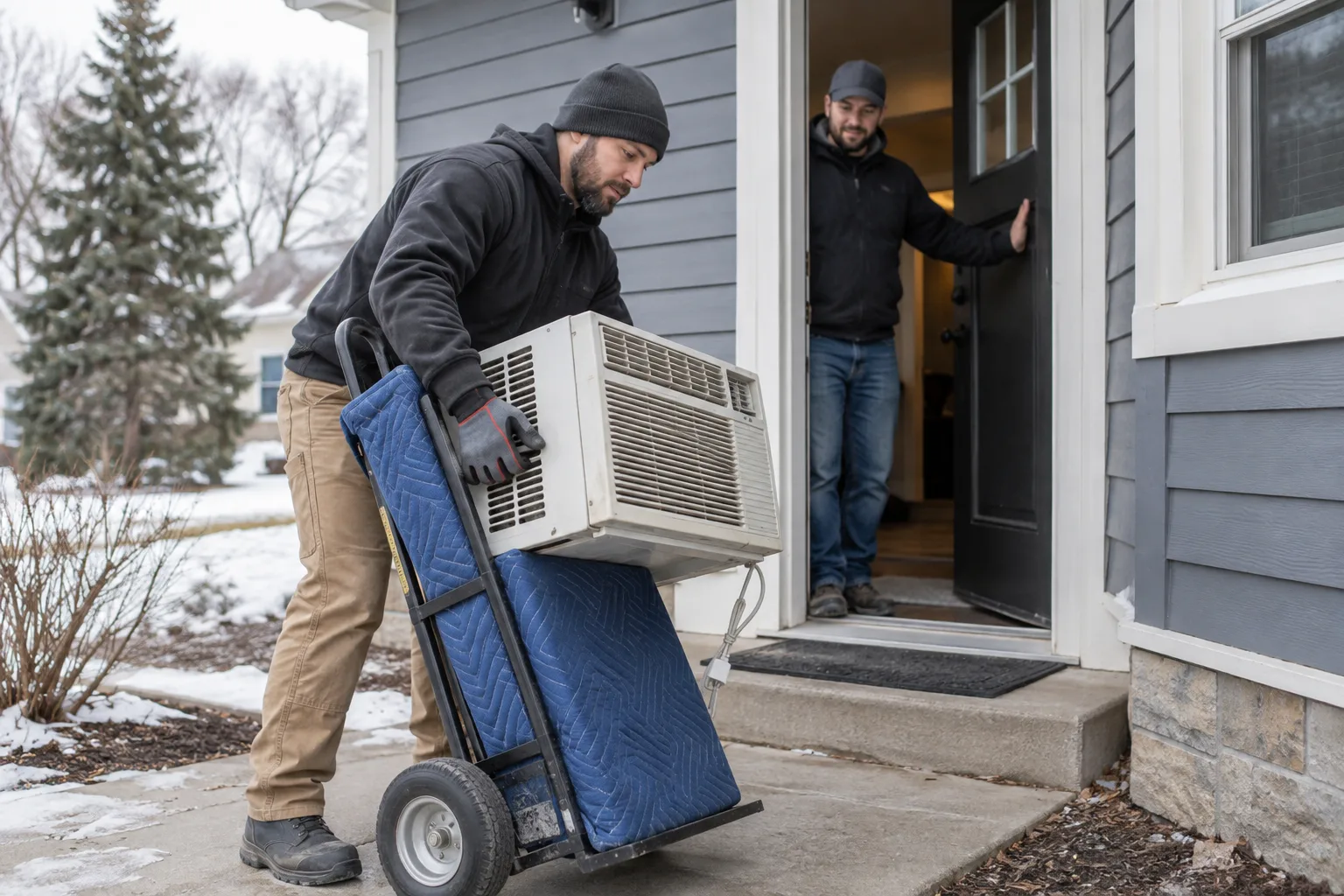 Air Conditioner Removal service in progress